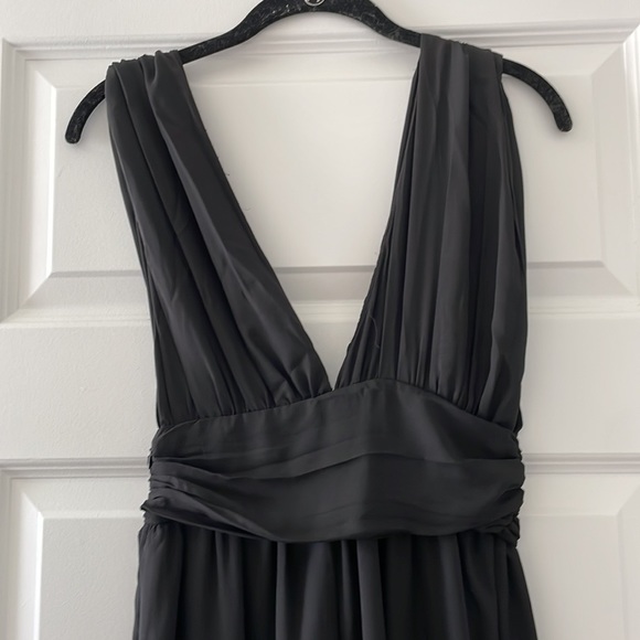 Worn Once! REVOLVE  Superdown long dress in black is a stunner - size: XS - Picture 3 of 9